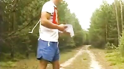 Gay Outdoor Action Blond Boys Public Adventure