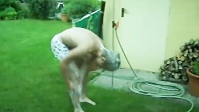 German Bliss in Shower! Amateur Fun with Cute Boy Exploring Sexuality!