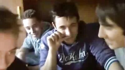 Gang of Horny Boys Online Cam Showdown!