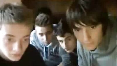 Gang of Horny Boys Online Cam Showdown!