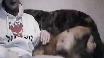He and His Dog Next - Cum Shots Web-Cam Handjob! - Unleash Your Inner Beast!