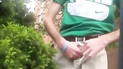 Backyard Bloomers: A Horny Twinks Garden Cum Shots!