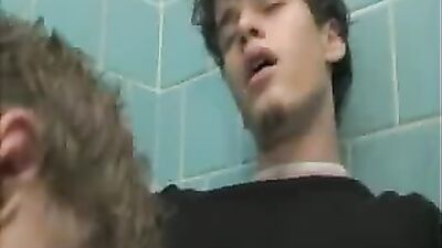 Gay Porn: Twink Blowjobs in the School Toilet - Exclusive Clips