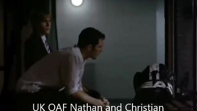 UK QAF Nathan and Christian Versus USA QAF Justin and Chris: Gay Porn Showdown!