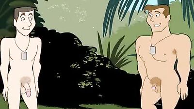 Gay Porn: Bareback Military Anime Adventures