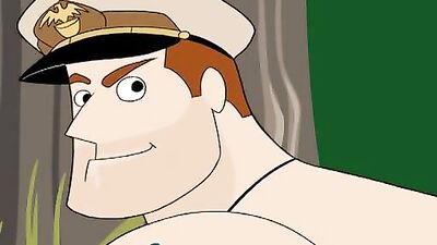 Gay Porn: Bareback Military Anime Adventures