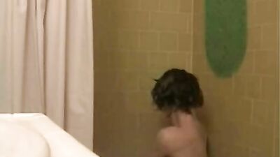 Young Amateur Cutie Showering and Cumming in the Bathroom!