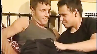 Gay Porn - Bareback Group Sex! Three Handsome Boys Playing Together