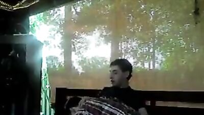 Two young studs exploring their wild side in a hot threesome!