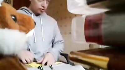 Spy Boy Web-Cam Solo - A Gay Porn Adventure!