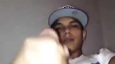 Looking Straight Ahead - Latino Cum Shots and Handjobs!