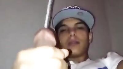 Looking Straight Ahead - Latino Cum Shots and Handjobs!