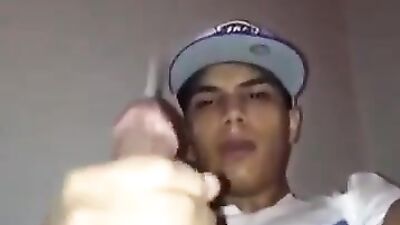 Looking Straight Ahead - Latino Cum Shots and Handjobs!