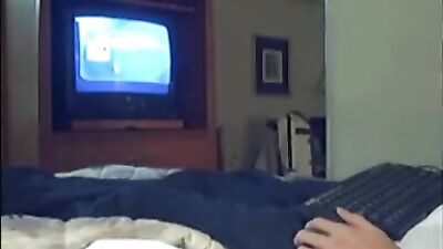 Watching porn and jerking