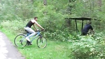 Russian Cyclists Wild Ass Play - A Bareback Adventure!