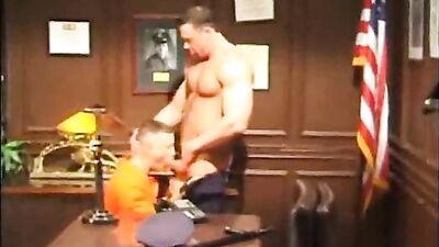 Gay Porn: Prisoner gets fucked hard by the Guard!