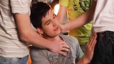 Young Blond Boys Take on Big Cocks - Bareback Action!