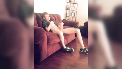 Hot Red-Haired Dude Gets Handjob from Big Cocks!