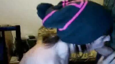 Their Friend Sucking Cock - A Web-Cam Oral Handjob!