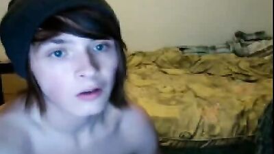 Their Friend Sucking Cock - A Web-Cam Oral Handjob!