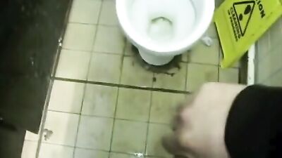 Gang Bang in the Park Toilet: Twinks Cum Shots Fun!