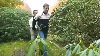 Forest Frenzy: Blond Amateurs Go Wild in the Woods!