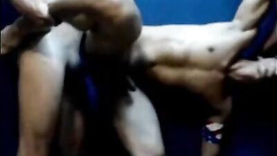 Gay Threeway: Action-Packed Cum Shots!