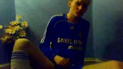 Young blond masturbating