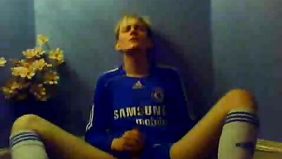 Young blond masturbating