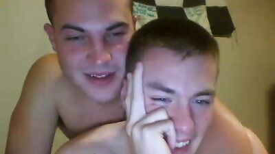 Two Young Studs Teach What They Can - Amateur Oral Handjob