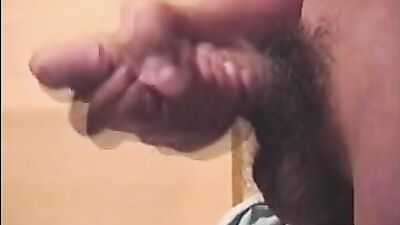 Masturbating Stand Revisited: Cum Shots Web-Cam Handjob Redux!