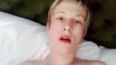 Blond Boy Webcam Fuck Fest - Bareback Exposure!