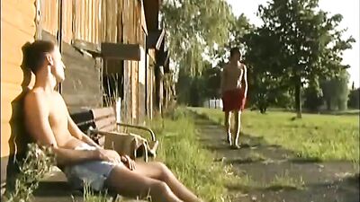 Outdoor Adventure: Two Wild Boys Engage in Rough Sex