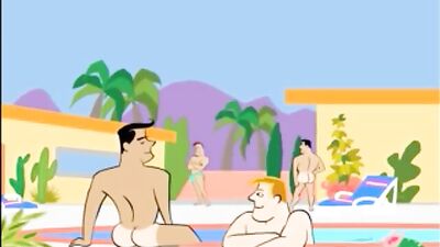 Younger Blond Boys Hook-Up in the Pool!