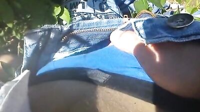 Gay Porn Adventure: Drunk in Weeds - Amateur Public Outside Handjob