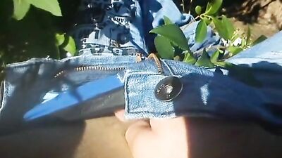 Gay Porn Adventure: Drunk in Weeds - Amateur Public Outside Handjob