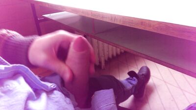 Jerking in the School Halls: The Amateur Cum Shot Edition