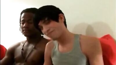Black Fucks Emo Twink - Amateur Action and Ass Play!