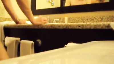 In the bathroom - Men At Work!