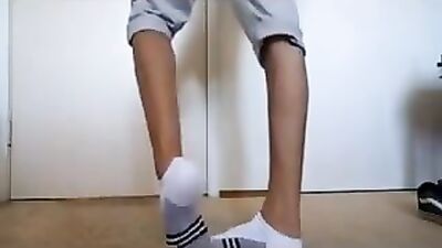 Sexy Socks, Pants & Boxers Action - Solo Gay Porn Video!