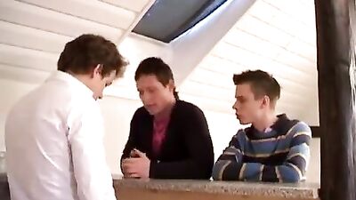 Sex in the Rec Room: Bareback Group Action!