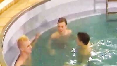 Gang Bareback Pool Party Sex Adventure