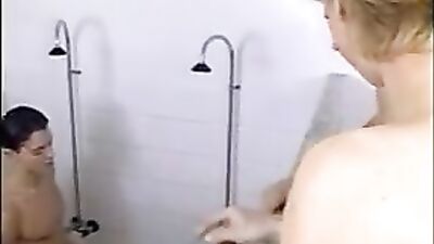 Gang Shower: A Threesome Oral Delight
