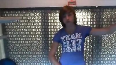 Twink Cockplay In Train Revisited: Steamy Solo And Handjob Action