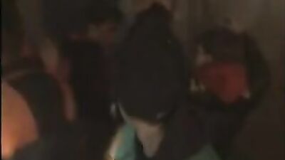 Gay Porn Twink Orgy Disco: Bareback Group Sex