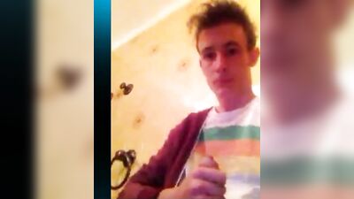 Young Blond Boy Cum Shot Skype - Teen Jerks Off