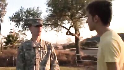 Army Buddy Assault - Hardcore Bareback Action