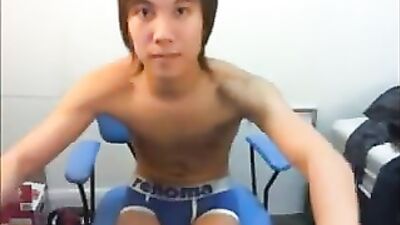 Young Asian Cumshot Webcam Dream - 18 yo wanking fantasy