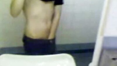 Library Bathroom Cumshots: Big Cocks Strike Again!