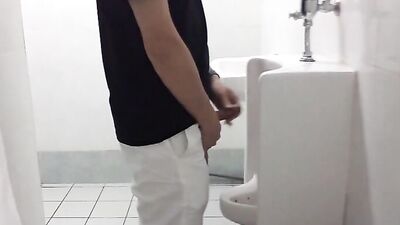 Unleashed Cumshots: Asian Toilet Orgasm!
